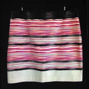 💋Worthington Multi Color Stripe Straight Skirt